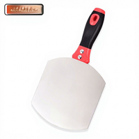 Spatule courbée en acier inoxydable pour enduit, outil de maçonnerie, spatule décorative, couteau à mastic, outil de construction DIY