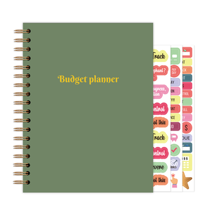 2023 cahier de budgétisation personnalisé spirale classeur Tracker Bill organisateur Journal bloc-notes économie d'argent Budget planificateur livre - Product Image 1