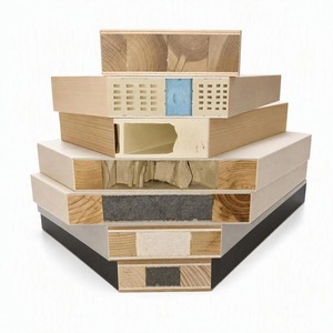 Porte intérieure moderne insonorisée en bois massif, finition étanche, pour chambres d'appartement et d'hôtel - Product Image 5
