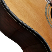Aiersi Handmade Acoustic Guitar Solid Cedar Top Vintage Manouche Gypsy Jazz Archtop Musical Instrument Custom logo Factory Price
