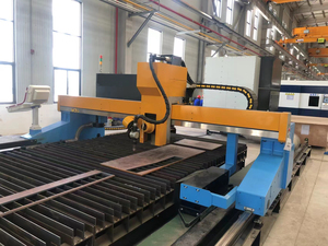 Machine de découpe de tôles CNC à <span class=keywords><strong>portique</strong></span> motorisée par servomoteur, équipée pour la découpe plasma et à la flamme - Product Image 4
