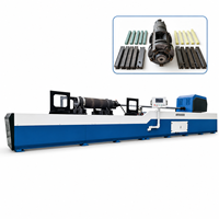 Machine de rodage CNC horizontale pour trous profonds, destinée au finissage de précision des alvéoles internes des tubes en acier de cylindres hydrauliques