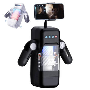 Godemiché vibrant automatique <span class=keywords><strong>chauffant</strong></span> pour homme avec support de téléphone, étanche en TPE, pour masturbation vaginale - Product Image 5
