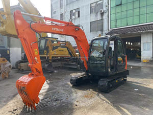 Excavadora Hitachi ZX60 usada, original de Japón, buenas condiciones, bajas horas de trabajo, excavadora hidráulica sobre orugas de 6 toneladas para la venta de construcción - Product Image 3