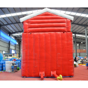 Toboggan gonflable géant à thème de Noël en PVC commercial, toboggan à sauter, mur d'escalade, respectueux de l'environnement, garantie de 3 ans, événements - Product Image 5