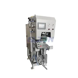 Pneumatic double-mouth valve packaging machine for materials with poor fluidity such as cinnamon powder/ginger powder