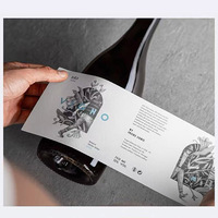 Autocollants personnalisés pour bouteilles de vin, autocollants en vinyle imperméable de haute qualité avec dorure à chaud pour promotions de bière en supermarché, personnalisation de la marque
