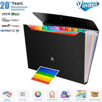 Carpeta de Archivo Transparente Impermeable para la Universidad, Biblioteca, Hogar, Oficina y Escuela, Tamaño A4, Estilo Plano, para Almacenamiento de Papel y Reportes