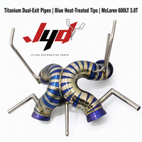 Tuyau d'échappement JYD en titane Valvetronic Catback pour McLaren 600LT 3.8T 2018-2020, silencieux de course léger à haut débit