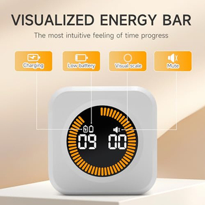 Minuteur intelligent Google Pomodoro Cube, minuteur visuel pour la productivité et l'étude, minuteur numérique à bascule pour enfants et cuisine - Product Image 2