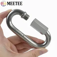 XP335 Mousqueton ovale en acier inoxydable 304 avec vis, clips de connexion rapide, fermoir, anneau extérieur, accessoires de quincaillerie DIY pour sacs