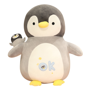 Adorabili Peluche <span class=keywords><strong>di</strong></span> Pinguino Mamma e Cucciolo Personalizzati con Imbottitura in Cotone PP per Regali ai Bambini - Product Image 6