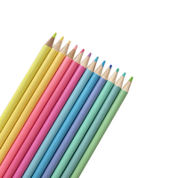 Ensemble de papeterie pour enfants, crayons de couleur à pointe en forme de cœur, marque OEM Jiangxi, emballage personnalisé pour la certification, crayons de couleur Lapis De Cor