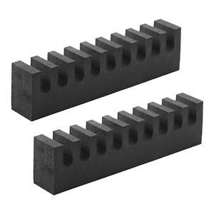 Tira de Partición de EVA Negra de 2-100 mm de Espesor, Anticolisión, Resistente a Impactos, Troquelada, para Fijación de Ranuras de Tarjetas en Cajas de Control Industrial - Product Image 1