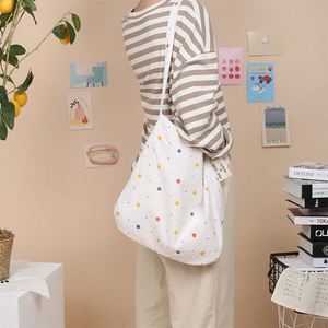 Sac à main pour femme, sac fourre-tout en toile coréen, écologique, personnalisable, avec poche, simple, décontracté, logo et design personnalisés - Product Image 4