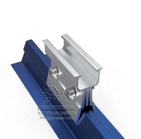 YZ-Solar CE Serrure à clip solaire Vente en gros Supports de montage de panneau Pv pour toit en aluminium anodisé de haute qualité