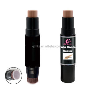 Perruque naturelle en coton personnalisé, 10 pièces, guérison, nœud avec brosse, dentelle frontale pour les cheveux - Product Image 1