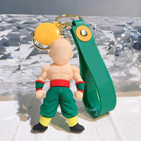 Porte-clés Anime en PVC Souple à Vendre : Accessoires de Porte-clés 3D en Caoutchouc à l'effigie de Personnages de Dessins Animés