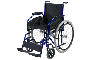 Silla de Ruedas Funcional y Cómoda de Acero Azul AOLIKE con Certificación CE e ISO, Precio de Fábrica, para Personas con Discapacidad - Product Image 5