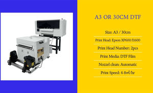 Impresora DTF A3 con 2 cabezales de impresión XP600, impresora de sublimación de tinta con agitación para camisetas/ropa - Product Image 3