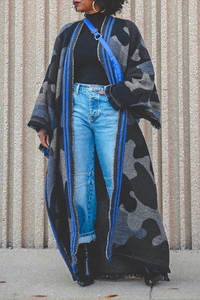 <span class=keywords><strong>Cardigan</strong></span> Lungo Invernale Caldo e Spesso, <span class=keywords><strong>Giacca</strong></span> in Maglia Casual a Mezza Manica - Product Image 3