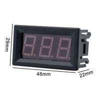 DC4.5V-30.0V Voltmètre Numérique Étanche Moto De Bateau De Voiture 0.56 pouces LED Affichage Tension Mètre Mini Testeur Ampèremètre