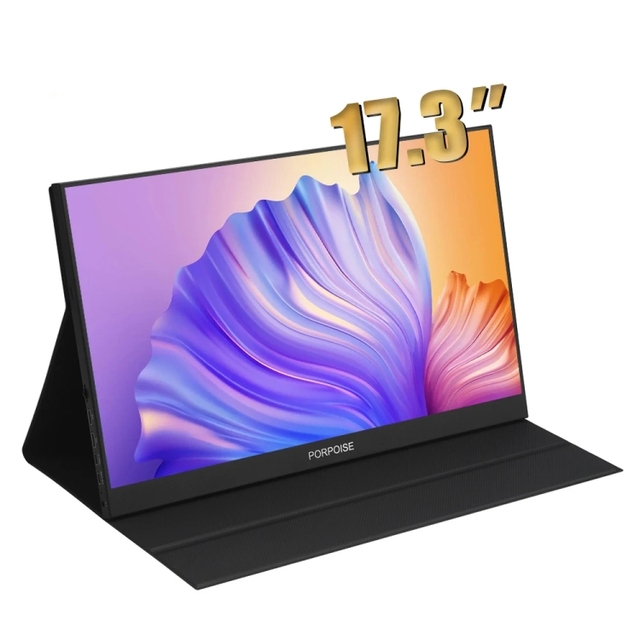 Factory Price  Hot Selling 17.3 Inch LCD Monitors UHD 1920x1080P IPS Screen Portable Monitor Not With Charger