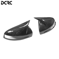 Coques de rétroviseurs en fibre de carbone véritable de haute qualité pour Mercedes Benz Classe C W205 C43 C63 Berline, type de remplacement