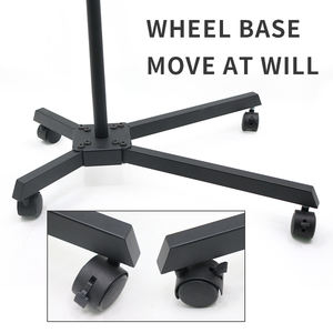 Lampe demi-lune avec roue 20in 36W LED support de sol lumière réglable hauteur cils Extension <span class=keywords><strong>tatouage</strong></span> beauté <span class=keywords><strong>photographie</strong></span> lumière de remplissage - Product Image 6