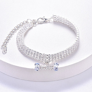 <span class=keywords><strong>Collier</strong></span> pour animal de compagnie, accessoire de mode en diamant, bijoux ajustables en cristal et strass, <span class=keywords><strong>collier</strong></span> pour <span class=keywords><strong>chien</strong></span> - Product Image 6