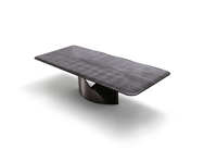 Ensemble de table à manger de luxe en métal avec design en marbre rond pour 12 personnes