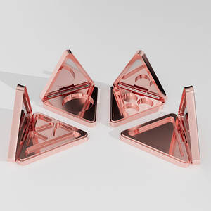 Palette d'ombres à paupières personnalisable, plateau magnétique triangulaire pour le mélange de correcteurs DIY - Product Image 4