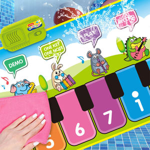 Tapis de jeu musical électronique pour enfants avec clavier de piano, tapis de danse tactile, tapis de jeu éducatif précoce pour tout-petits, jouets cadeaux - Product Image 3