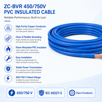Huaqi Sabs 2,5mm Einadriges Kupferkabel 100m Elektrokabel ZC-BVR 450/750V Mehradriges Kupferkabel für Wohnbeleuchtung