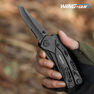 14-in-1 Outdoor Zwarte Multitool Multifunctionele Opvouwbare Zakmes Schroevedraaier Tang Multitool - Product Image 6