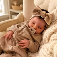 20 Zoll Lebensechte Reborn-Babypuppe aus Weichem Vinyl Realistische Neugeborenen-Puppe Spielzeug für Kinder Geschenk Großhandel Individuell Anpassbar
