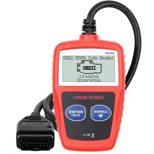 Lector de código de Falla de motor de coche MS 309 Escáner OBD 2 multifuncional Leer y borrar código de falla Ver congelar datos CAN Herramienta de diagnóstico