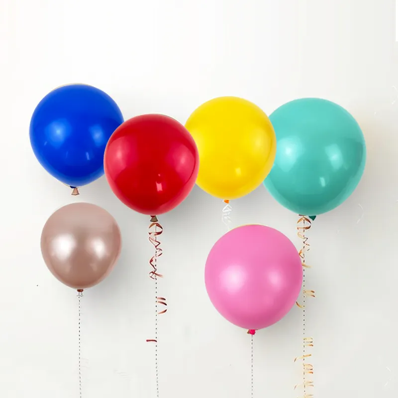 Ballon Tùy Chỉnh Gói 100 Trong Số Lượng Lớn Tiêu Chuẩn Nước Màu Đen Matte Trang Trí Nội Thất Bóng Valentine Đảng Trang Trí