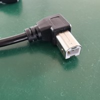 Câble de données USB 2.0/3.0 personnalisé, droit ou coudé, avec charge rapide, mâle vers femelle, pour imprimantes et scanners de 2 m