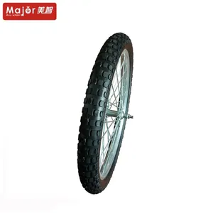 20 zoll pferd trolley warenkorb kunststoff felge pu solide reifen fahrrad rad - Product Image 2