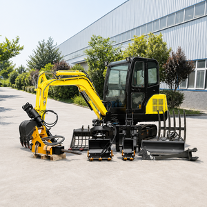 จัดส่งฟรี รถขุด 3.5 ตัน เครื่องยนต์คูโบต้า EPA รถขุดขนาดเล็กสำหรับฟาร์ม รถขุดขนาดเล็ก 1 ตัน 2 ตัน ราคา รถขุดขนาดเล็กแบบตีนตะขาบ - Product Image 3