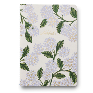 Tùy chỉnh dễ thương được thiết kế A5 Máy Tính Xách Tay Vải Bìa giấy với Mực vàng thẳng Hydrangea đẹp yên khâu RÀNG BUỘC - Product Image 4