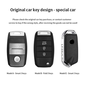 Étui à clés de voiture en alliage de Zinc pour <span class=keywords><strong>Kia</strong></span> Sportage 2023 2024 Ray Sorento Soul Telluride Cerato 2020 K5 K8 <span class=keywords><strong>2022</strong></span> accessoires Auto sans clé - Product Image 2