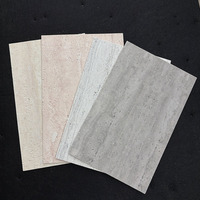Panneaux muraux en pierre flexible 20*30cm, aspect travertin, revêtement mural en pierre naturelle pour la décoration des bâtiments