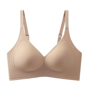 Sujetador sin aros para mujer, con soporte de gel invisible, efecto segunda piel, anti-caída y push-up, con diseño de letras - Product Image 5