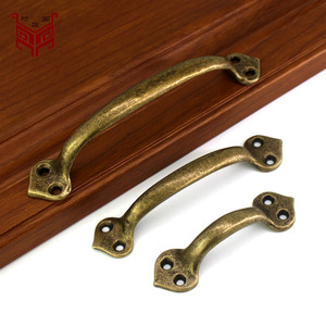 <b>Antique</b> <b>Brass</b> Cabinet Handle Bar 9cm 12cm 15.5cm Chinese Style Furniture Drawer <b>Door</b> Pulls Durable - Product Image 3
