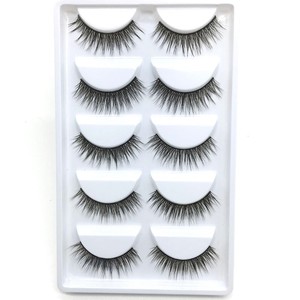 Vente en gros les plus populaires <span class=keywords><strong>3DE</strong></span> série 28 Styles 3D faux cils de vison cils en soie modèle naturel marque privée - Product Image 3