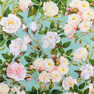 Tissu en lin <span class=keywords><strong>de</strong></span> rayonne 130 g/m² en gros, doux, uni, imprimé numérique floral personnalisé, tissé pour vêtements pour garçons, canapé <span class=keywords><strong>de</strong></span> <span class=keywords><strong>maison</strong></span> - Product Image 2