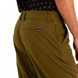 Pantalones de Golf de Alta Calidad, a Cuadros, de Poliéster, Impermeables, Rojos, Holgados, Negros, con Protección UV, Repelentes al Agua - Product Image 4