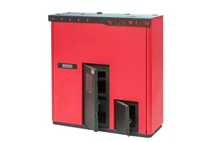 Estufa de Pellets de Leña Independiente para Cocinar, 100KW de Potencia de Calefacción, Tanque de Combustible de 150Kg, Construcción de Acero Laminado en Frío - Product Image 2